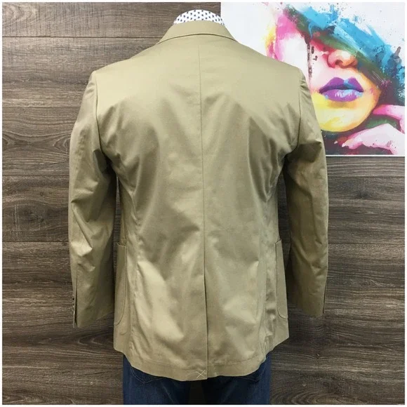 STAFFORD Mens Blazer Sport Coat‎ Casual Jacket Size 42R Classic Cotton Suit